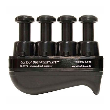 Fabrication Enterprises CanDo Digi-Flex LITE Hand Exerciser, Black, X-Heavy 685105